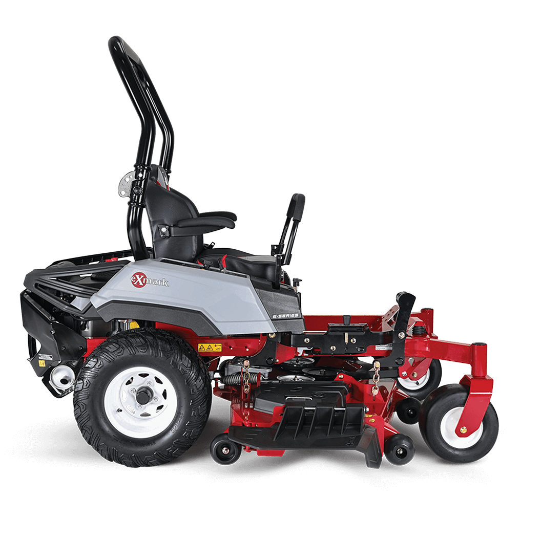 A side profile of the Exmark Radius Texas Edition.