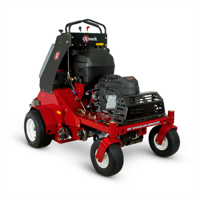 StandOn Aerators 30" and 24" Ride On Aerators Exmark