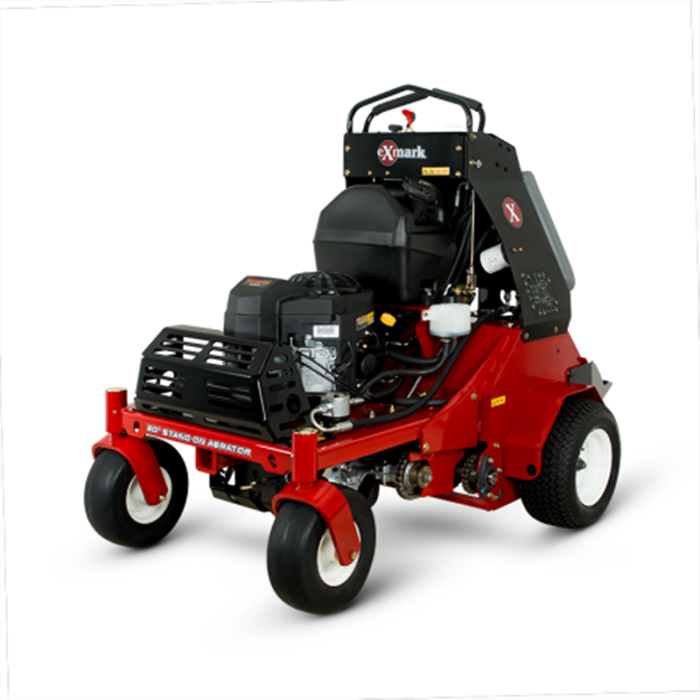 StandOn Aerators 30" and 24" Ride On Aerators Exmark
