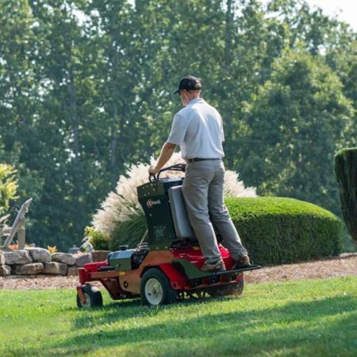 StandOn Aerators 30" and 24" Ride On Aerators Exmark